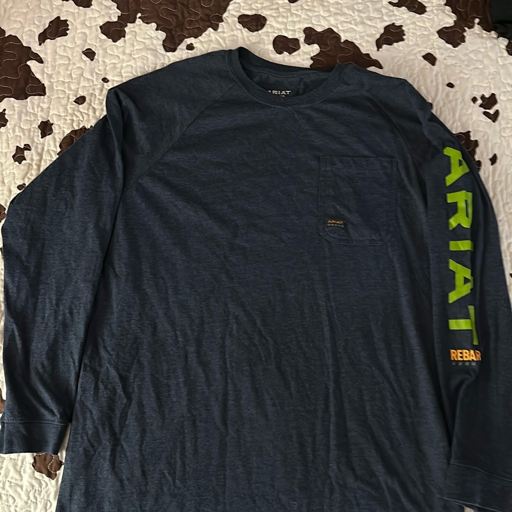 Men’s Ariat rebar long sleeve shirt size XL